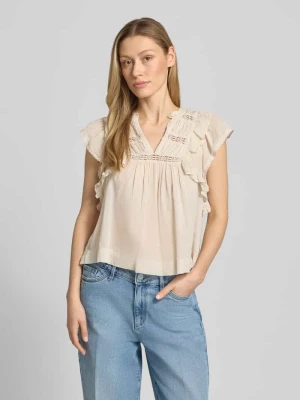 Bluzka z falbanami model 'Jayla' NEO NOIR