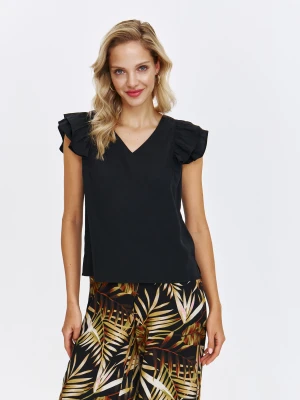 Bluzka z falbaniastym rękawem Top Secret