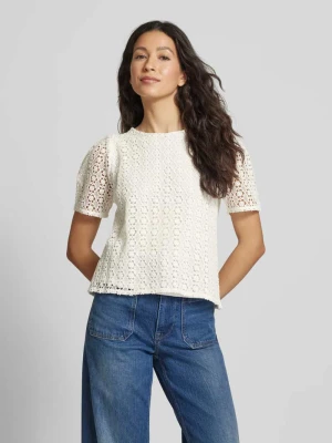 Zdjęcie produktu Bluzka z haftem angielskim MORE & MORE