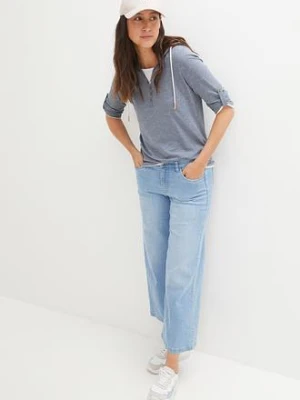 Bluzka z kapturem bonprix