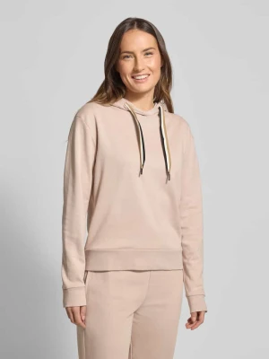 Bluzka z kapturem o kroju regular fit z mieszanki lyocellu Boss