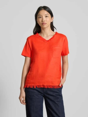 Bluzka z kieszenią na piersi Marc Cain