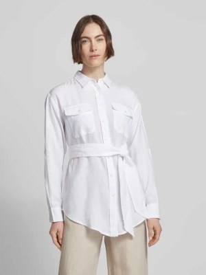 Bluzka z kieszeniami na piersi Lauren Ralph Lauren
