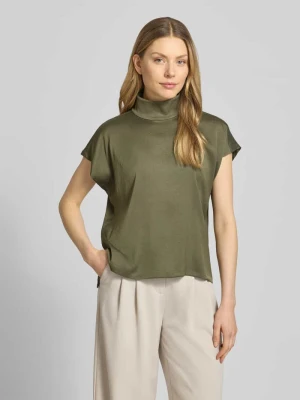 Bluzka z kołnierzem stojącym model „ALARIA” drykorn