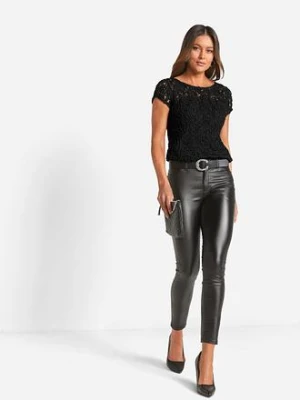 Bluzka z koronki bonprix