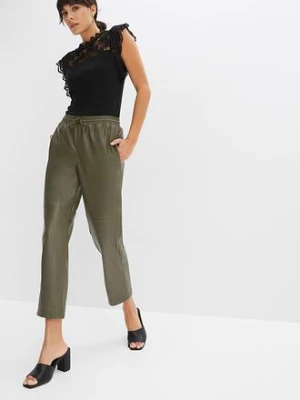 Bluzka z koronkową wstawką bonprix