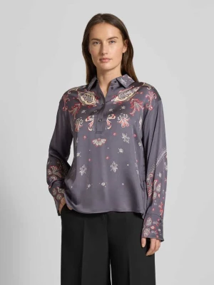 Bluzka z krótką listwą guzikową Marc Cain