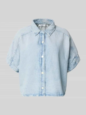 Bluzka z krótkim rękawem o kroju relaxed fit z czystej bawełny Marc O'Polo DENIM