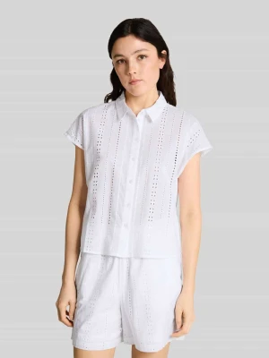 Bluzka z krótkim rękawem o kroju relaxed fit z czystej bawełny Tom Tailor Denim