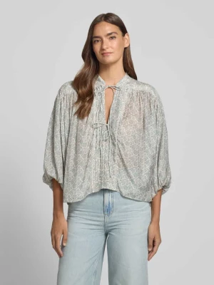 Bluzka z krótkim rękawem o kroju relaxed fit z dodatkiem modalu model 'C_BALES' Boss Orange