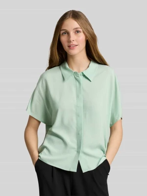 Bluzka z krótkim rękawem o kroju relaxed fit z wiskozy Tom Tailor Denim