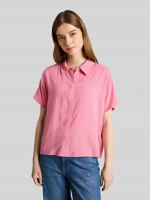 Bluzka z krótkim rękawem o kroju relaxed fit z wiskozy Tom Tailor Denim