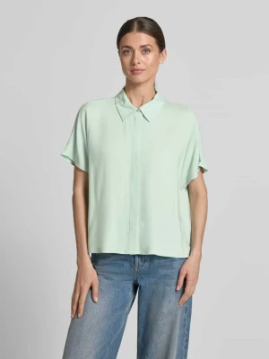 Bluzka z krótkim rękawem o kroju relaxed fit z wiskozy Tom Tailor Denim