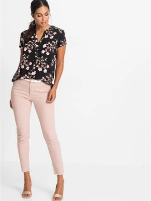 Bluzka z krótkim rękawem z czystej wiskozy bonprix