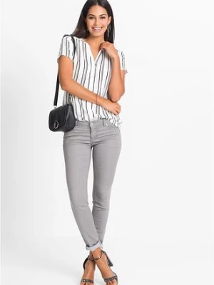 Bluzka z krótkim rękawem z czystej wiskozy bonprix