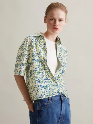 Bluzka z krótkim rękawem z luźnym nadrukiem Marc O'Polo