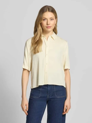 Bluzka z krótkim rękawem z wiskozy z rękawem 1/2 JAKE*S STUDIO WOMAN