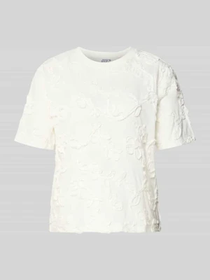 Bluzka z kwiatowymi ozdobnymi aplikacjami JAKE*S STUDIO WOMAN