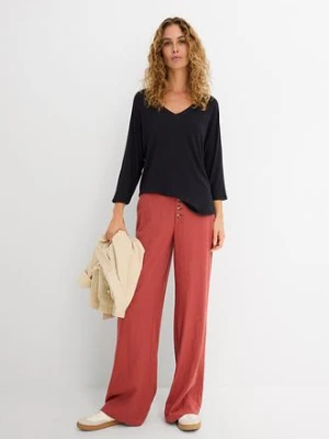 Bluzka z lejącej mieszanki wiskozy bonprix