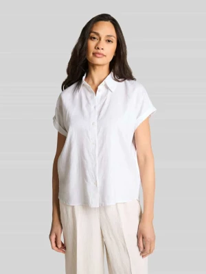 Bluzka z lnu i wiskozy o kroju loose fit Tom Tailor