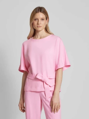 Bluzka z materiałowym paskiem model ‘Rikas’ MOS MOSH