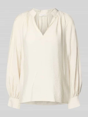 bluzka z mieszanka wiskozy z dekolt serafino Christian Berg Woman