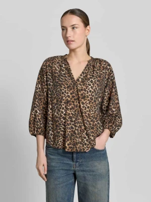 bluzka z mieszanka wiskozy z dekolt serafino Zero