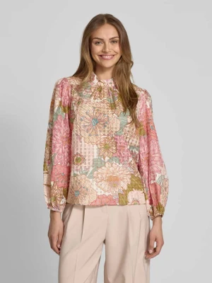 Bluzka z mieszanki bawełny i jedwabiu Rich & Royal