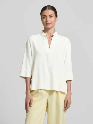 Bluzka z mieszanki wiskozy i elastanu z rękawem 3/4 o kroju regular fit LUISA CERANO