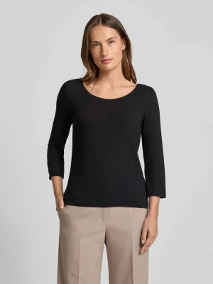 Bluzka z mieszanki wiskozy z długim rękawem i okrągłym dekoltem model ‘Kirosa’ someday