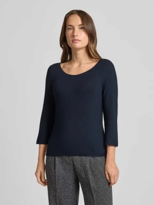 Bluzka z mieszanki wiskozy z długim rękawem i okrągłym dekoltem model ‘Kirosa’ someday