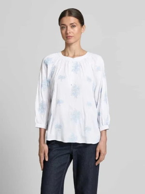 Bluzka z mieszanki wiskozy z wydłużonym tyłem Apricot