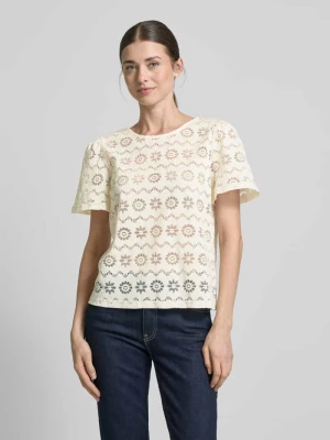 Bluzka z okrągłym dekoltem model ‘LYRINA’ Ichi