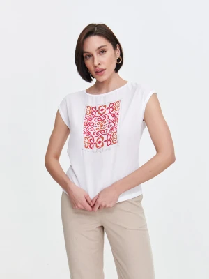 Bluzka z orientalnym nadrukiem Top Secret