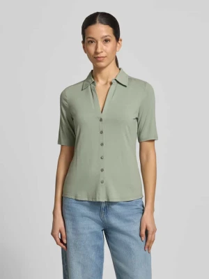 bluzka z rękawem o dł. 3/4 o kroju regular fit z mieszanki wiskozy Marc O'Polo