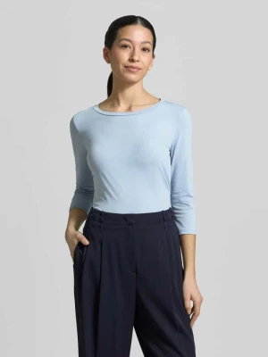 Bluzka z rękawem o dł. 3/4 o kroju slim fit z mieszanki bawełny model „MULTIA” Weekend Max Mara