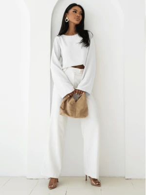 Bluzka z szerokimi rękawami MICHIE - biała  magmac 