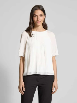 Zdjęcie produktu Bluzka z szyfonu o kroju regular fit z krótkimi, raglanowymi rękawami s.Oliver BLACK LABEL