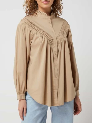 Bluzka z tasiemką w kontrastowym kolorze model ‘Sheridan’ Minus