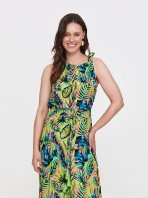 Bluzka z tropikalnym motywem Top Secret