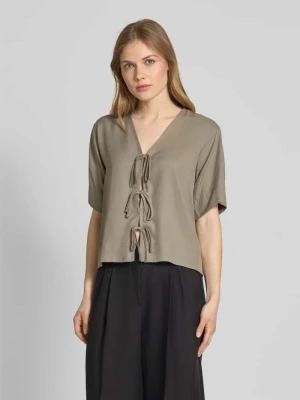 Bluzka z wiązaniem model ‘NATUK’ Selected Femme