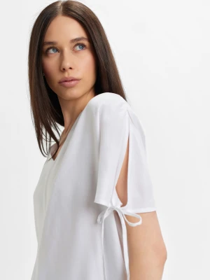 Bluzka z wiązaniem na rękawach Top Secret