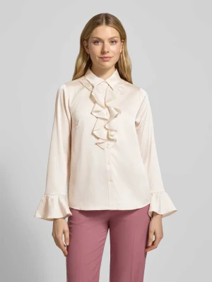 Bluzka z wiązaniem pod szyją i kołnierzykiem koszulowym MORE & MORE