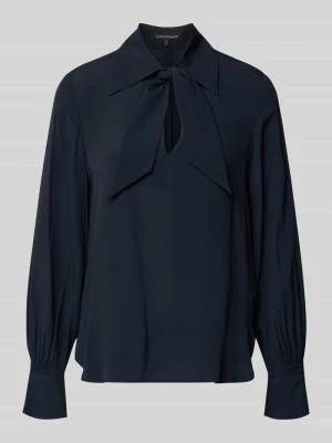 Bluzka z wiązaniem pod szyją i wycięciem w kształcie łezki LUISA CERANO