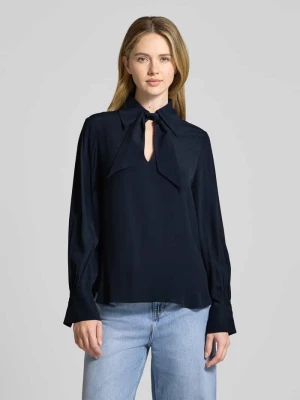 Bluzka z wiązaniem pod szyją i wycięciem w kształcie łezki LUISA CERANO