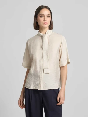 Bluzka z wiązaniem pod szyją o kroju relaxed fit z mieszanki wiskozy Marc O'Polo