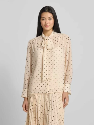 Bluzka z wiązaniem pod szyją ze wzorem na całej powierzchni model ‘Bo’ Joop!