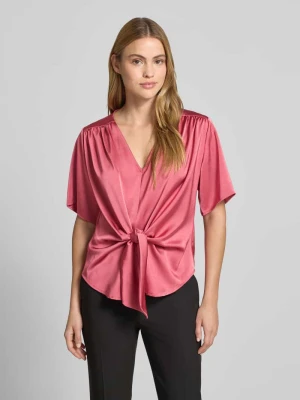 Bluzka z wiązanym detalem model 'Casadia' NEO NOIR
