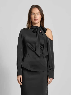 Bluzka z wiązanym detalem model ‘Shirli’ NEO NOIR