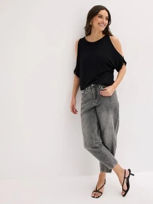 Bluzka z wiskozy odkrytymi ramionami bonprix